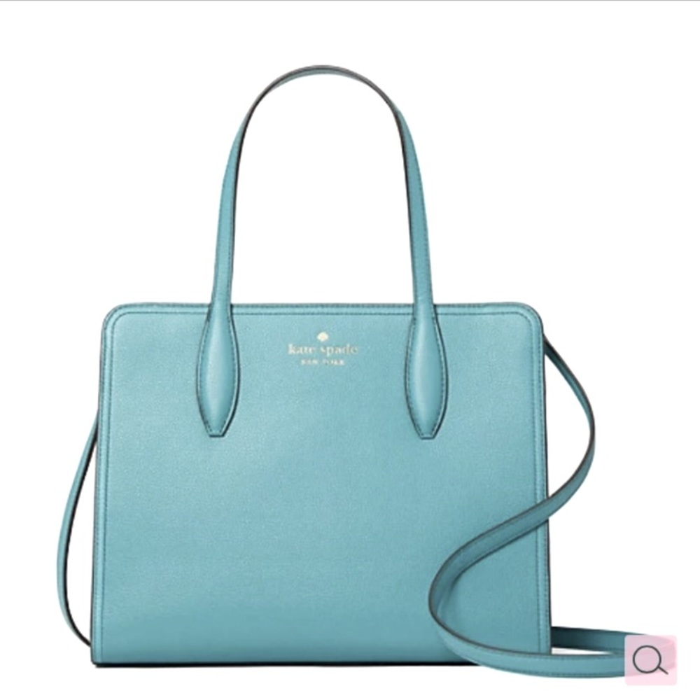Used Rowe Medium Top Zip Satchel in Morning Sky